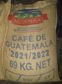 無農薬栽培 海外認証　グァテマラ・ウエウエテナンゴの麻袋
